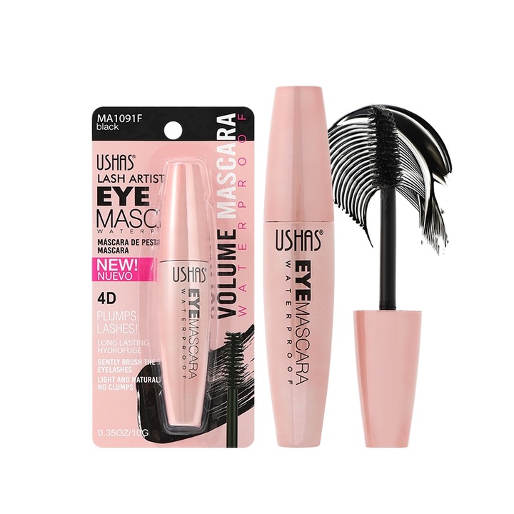 Mascara 4D pentru volum, Rezistent la apa