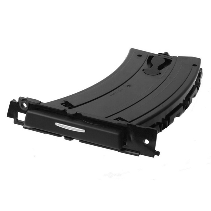 Suport pahar fata, partea soferului, potrivit pentru BMW Seria 3 E90 E91 E92 E93, negru 51459173463
