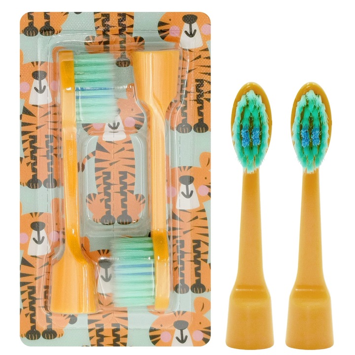Sfat pentru periuta de dinti pentru copii Baby Tiger 2 buc