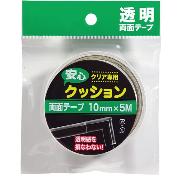 Banda dublu adeziva, din adeziv acrilic, pentru uz interior, 10mm*5m, transparenta