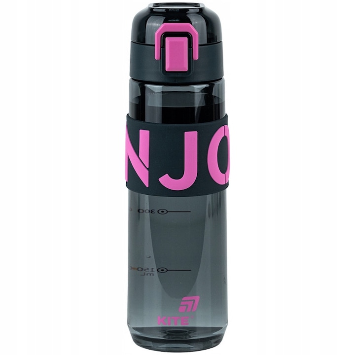Sticla apa Kite, 680 ml, cu sita, capac etans, tritan, fara BPA, ideala pentru scoala, sala, sport, ENJOY