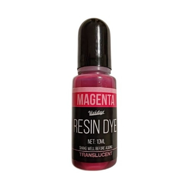 Colorant magenta pentru rasina epoxidica, Vividye, 10 ml