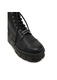 Ghete dama, New Rock, piele naturala, negru, Negru
