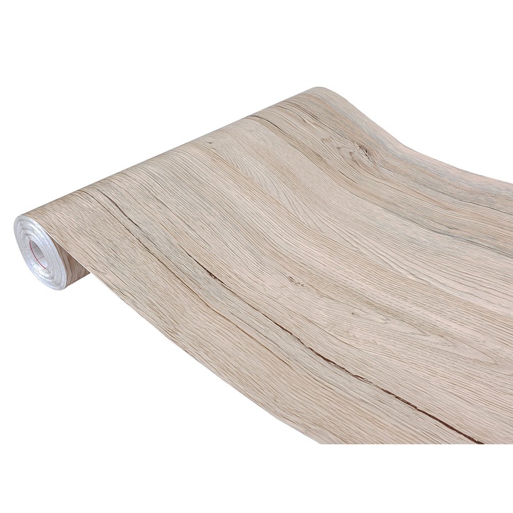 Autocolant mobila de bucatarie, 135 x 3000 cm, DecoMeister®, Model Sonoma Nisip, C101-135R3000