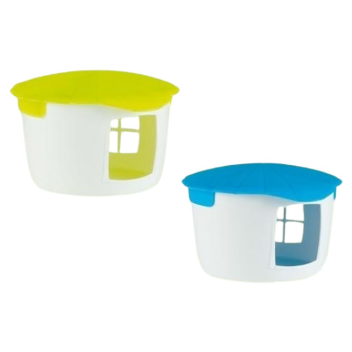 Casuta Pentru Rozatoare, FOP, Plastic, 16x15x10 cm, Diverse Culori, 40331070