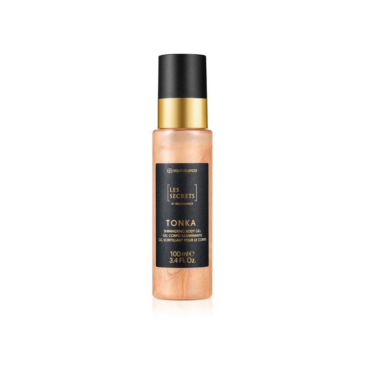 Equivalenza csillámos testgél, Tonka Les Secrets, 100 ml