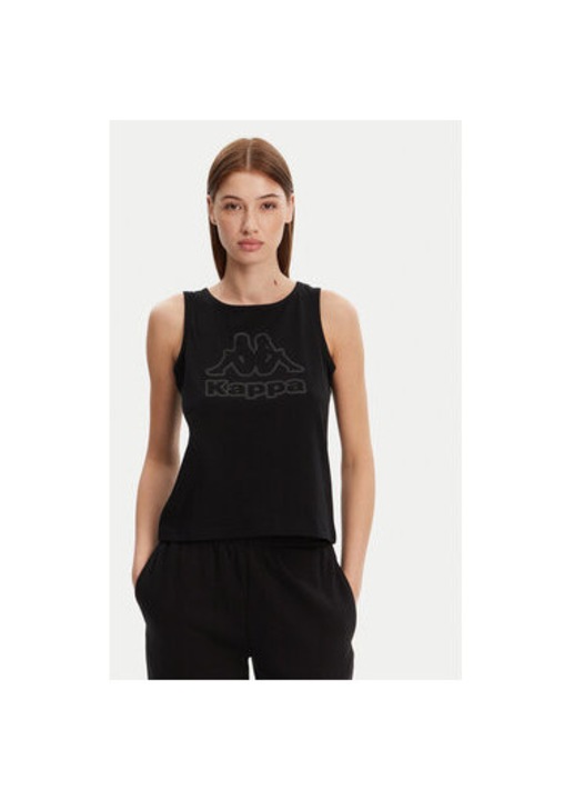 Kappa noi felso, 382129W, Pamut/Polieszter, 45679, Fekete