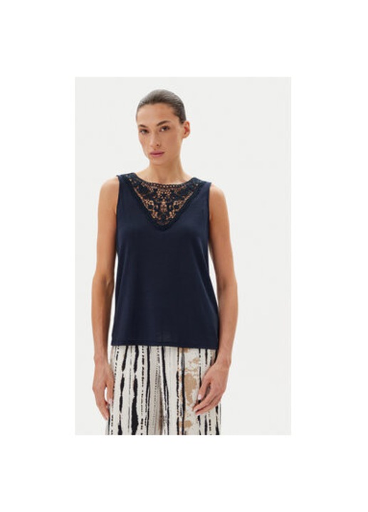 Jdy noi felso, 15296246, Polieszter, Sotetkek, Tengerészkék