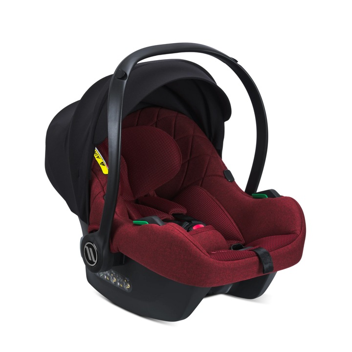 Scoica auto Avionaut Cosmo Airflow, 0 - 13 kg, i-Size, R129, Negru/Rosu