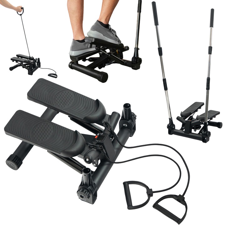 Stepper rotativ Artnico, cu manere, expansoare detasabile, contor, 41x41x138cm