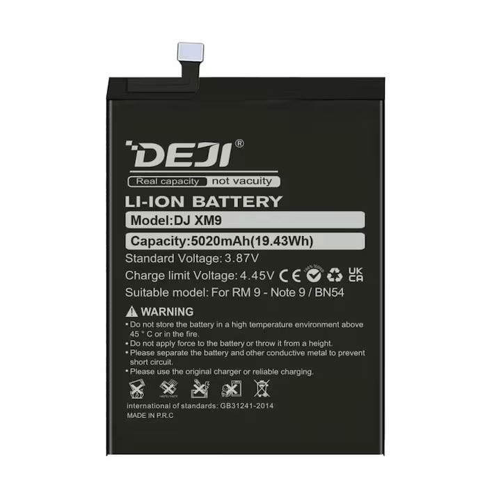 Kompatibilis akkumulátor Xiaomi Redmi 9 / Note 9 4G / 10X 4G (BN54)