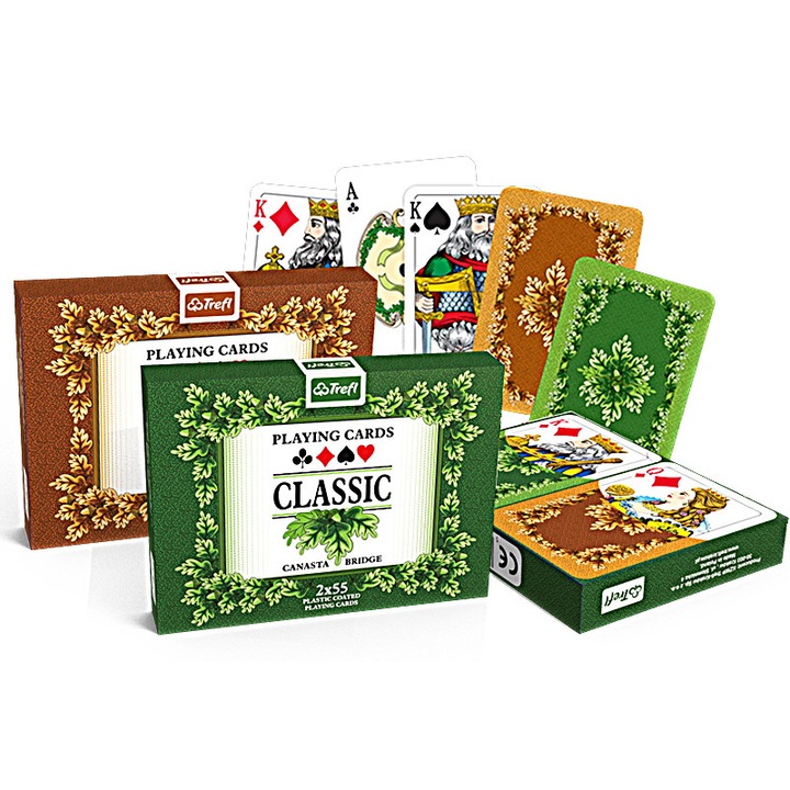 Set de carti de joc Classic 2x55, MUDUKO, multicolor