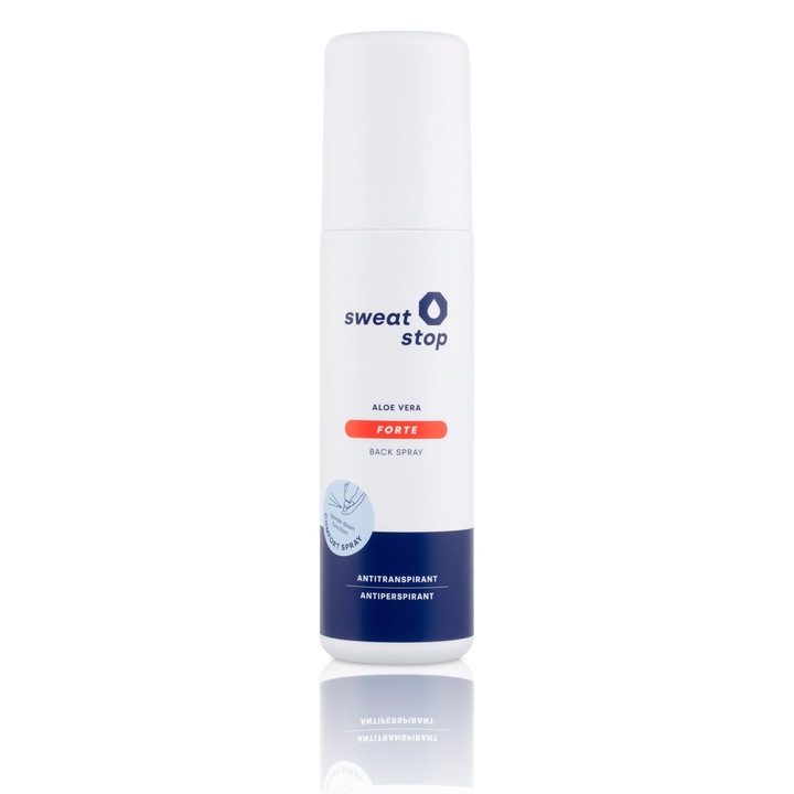Антиперспирант спрей Sweat Stop Aloe Vera Forte 100 мл, за гръб и тяло, за мъже, рол-он
