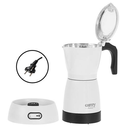 Cafetiera Adler Moka Pot CR4415W 300 ML 480W Alb