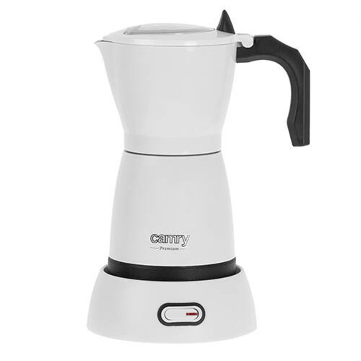 Cafetiera Adler Moka Pot CR4415W 300 ML 480W Alb