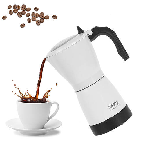 Cafetiera Adler Moka Pot CR4415W 300 ML 480W Alb