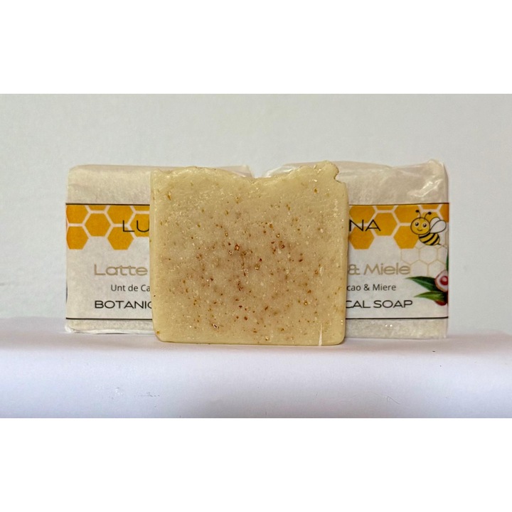 Sapun 100% natural cu lapte de ovaz si miere "Latte &Miele" 100gr