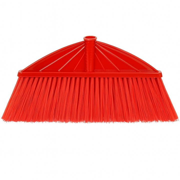 Пластмасова глава за метла COD 919, светлочервена, ширина 40 см, 10 см устойчиви влакна, идеална за домашна и търговска употреба