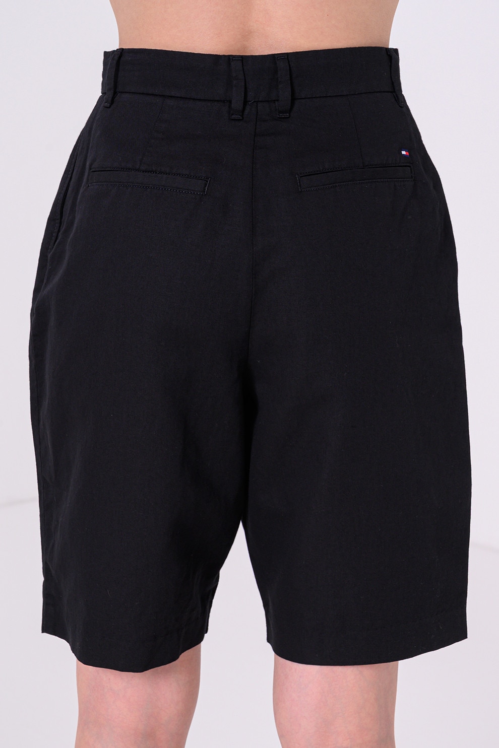 Tommy Hilfiger, Pantaloni scurti din amestec de in cu buzunare
