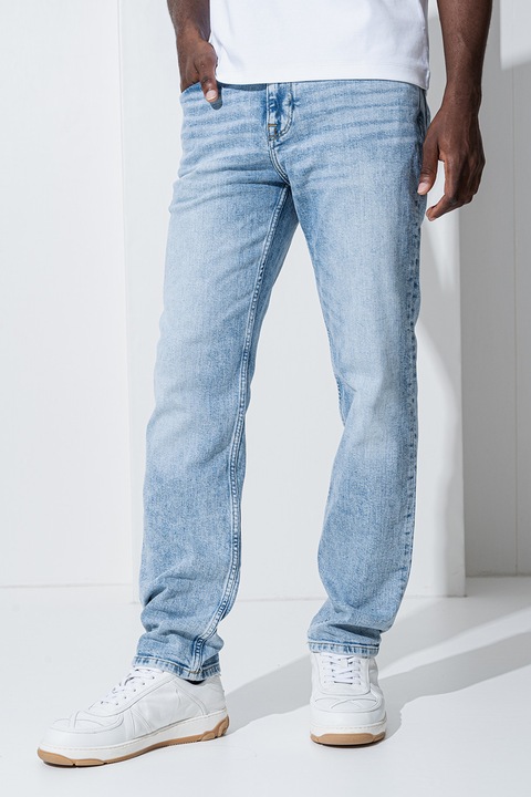 Tommy Hilfiger, Blugi regular-fit din denim, Albastru deschis, W30-L32