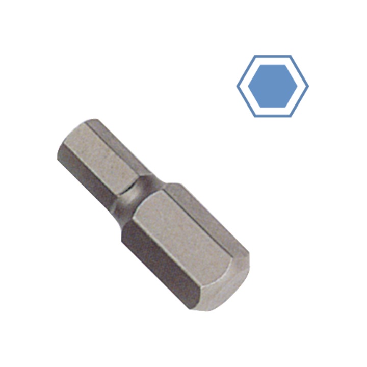 6 мм шестостенен ключ, стомана S2, прецизен шестостенен инструмент
