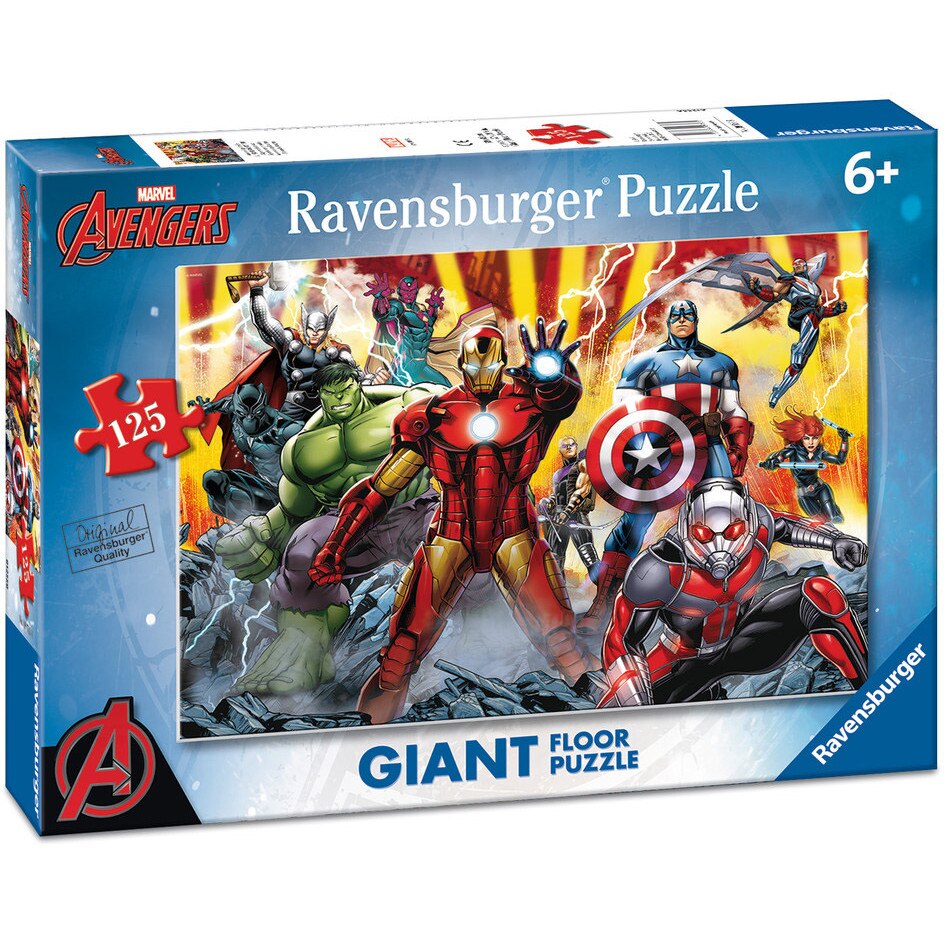 Puzzle Ravensburger - Avengers, Razbunatorii, 125 piese
