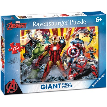 Puzzle Ravensburger - Avengers, Razbunatorii, 125 piese Puzzle Ravensburger - Avengers, Razbunatorii, 125 piese