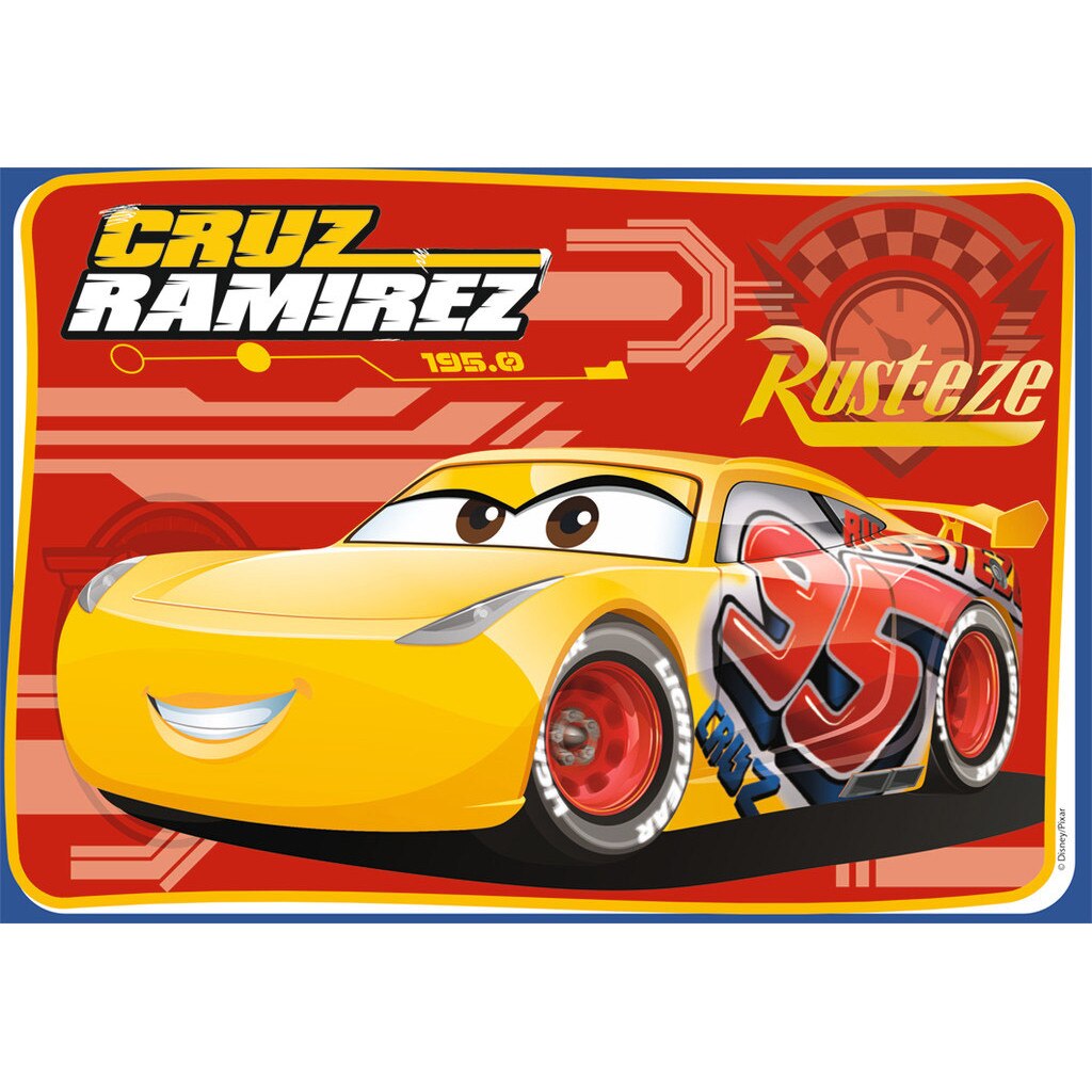 Set 2 puzzle-uri Ravensburger - Cars, 2x12 piese (07614)
