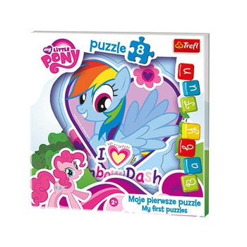 Puzzle Trefl Babby Fun - Rainbow Dash, 6 piese (36118) Puzzle Trefl Babby Fun - Rainbow Dash, 6 piese (36118)