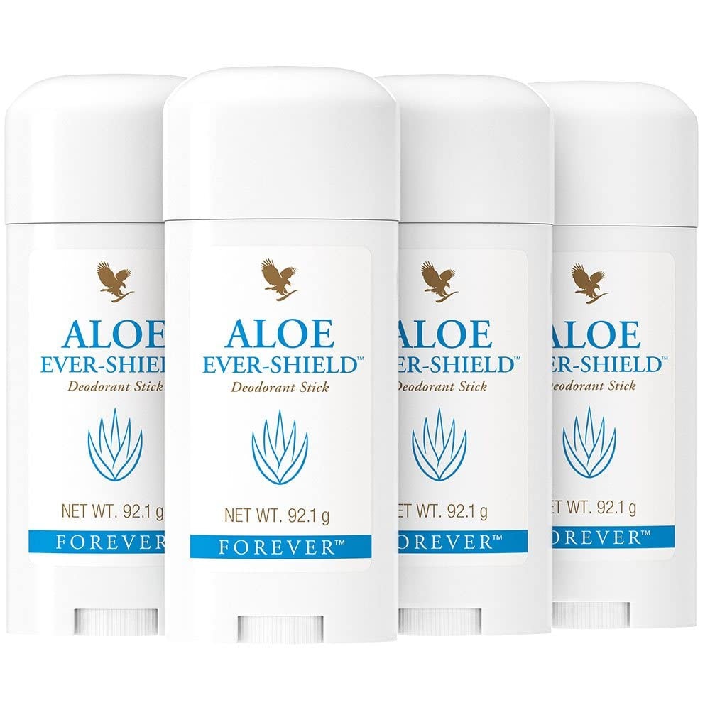 Forever Aloe Ever-Shield Dezodor Stift, Alumnium- s Alkoholmentes Dezodor  Tpll Aloe Verval rzkeny Brre, Megbzhat Vdelem, Dermatest  Tanstvnnyal, (4 Stift) - eMAG.hu