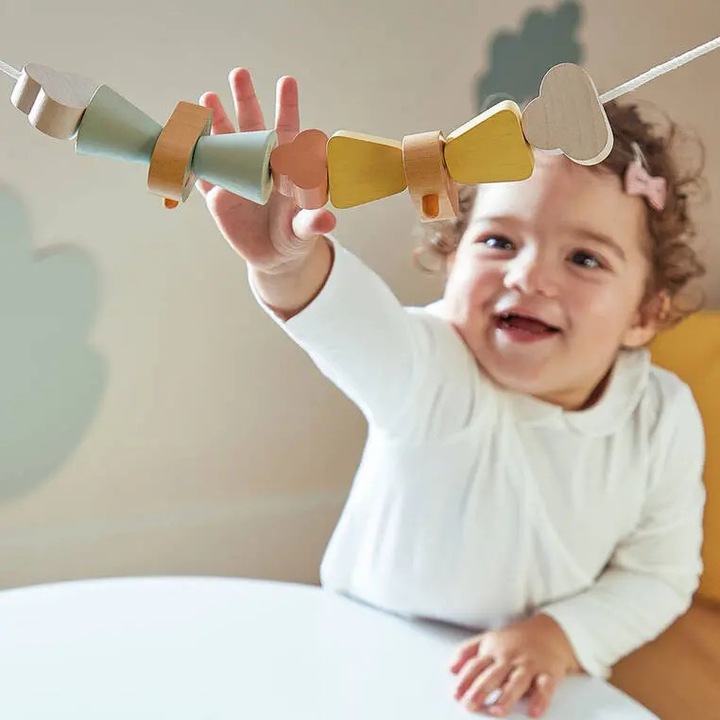 Janod Édes Selyemgubó fa madárfészek, 21 darab, fehér