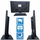 Televizor Smart 22", Unispectra, HD, 12V/240V, Magic Remote, ideal pentru camping, suport de perete inclus