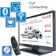 Televizor Smart 19" Unispectra, HD, 1280x720, cu Magic Remote, set cu suport de perete, 12V/240V, DVB-S2/T2/C