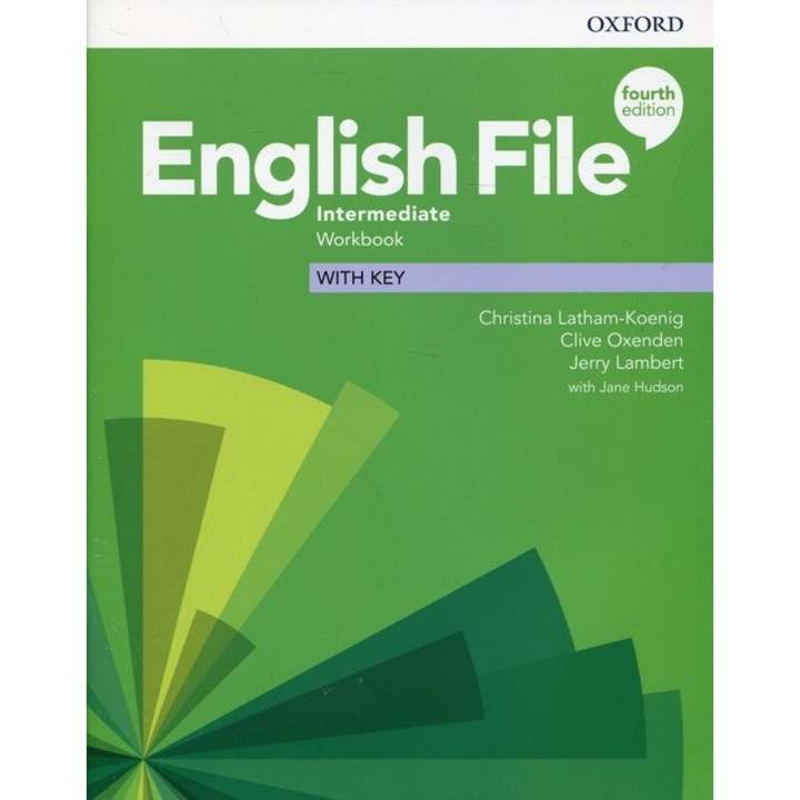 Curs de limba engleza, OXFORD UNIVERSITY PRESS, English File, editia a 4-a, Workbook cu solutii, nivel intermediar