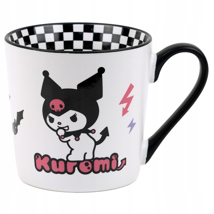 Cana ceramica Kite Kuromi, 400 ml, multicolor