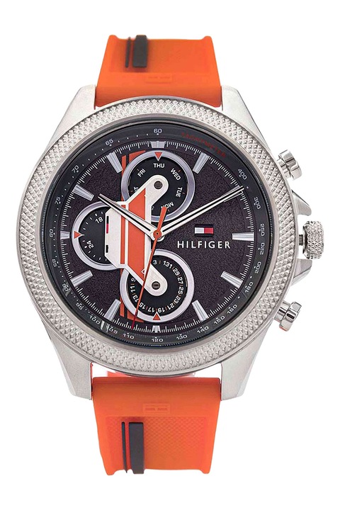 Tommy Hilfiger, Часовник със силиконова каишка, оранжев