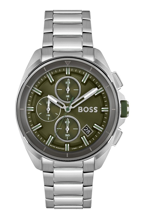 BOSS, Rozsdamentes acél chrono karóra, Ezüstszín