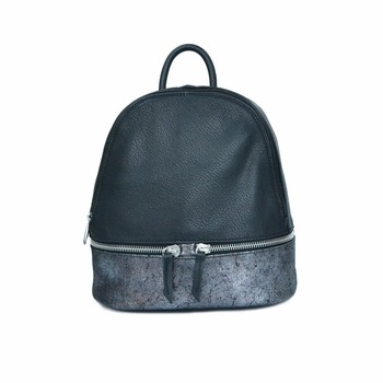 Rucsac dama,Zea,negru /argintiu Rucsac dama,Zea,negru /argintiu