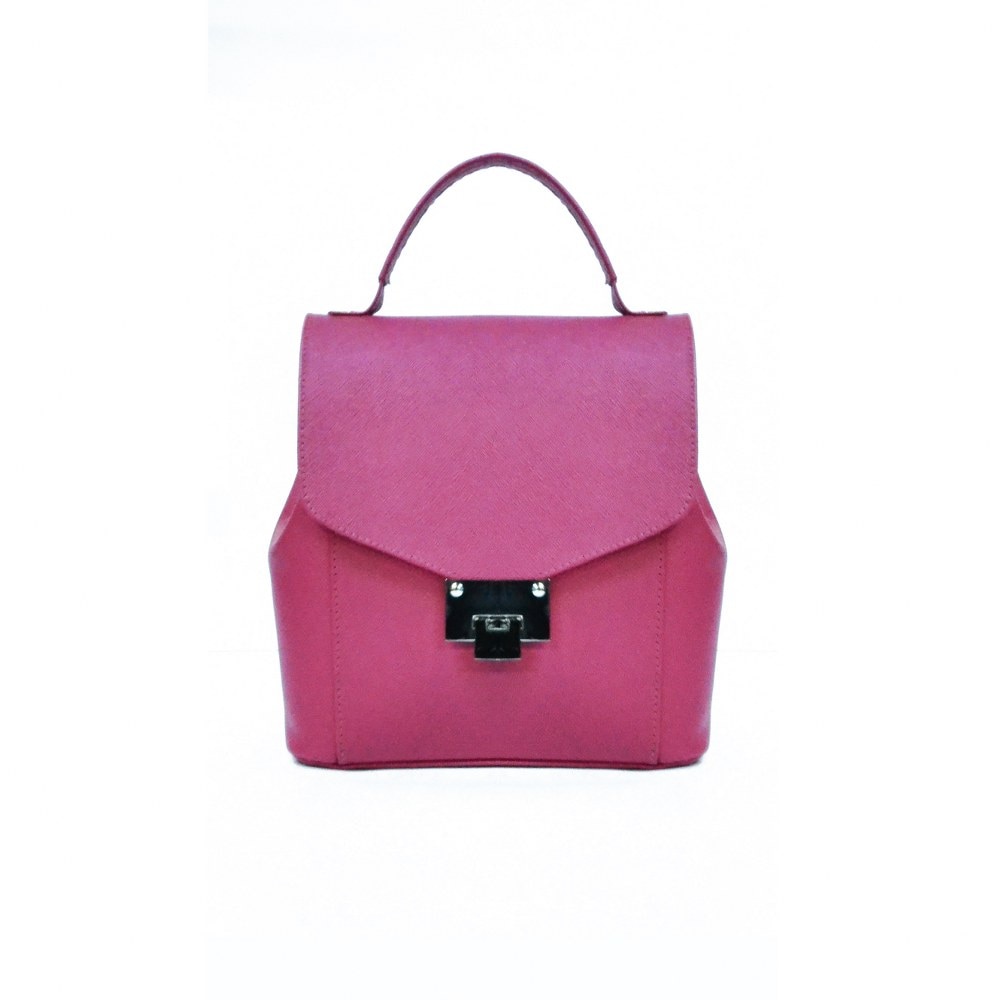Geanta dama,Zea,piele naturala,fuxia
