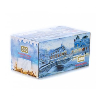 Instalatie liniara de Craciun 20 m, 300 leduri,5807W alb rece Instalatie liniara de Craciun 20 m, 300 leduri,5807W alb rece