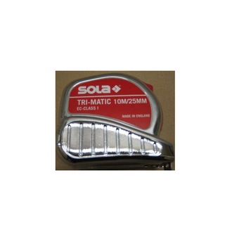 Ruleta de masurat-metalica TRI-MATIC 10m/ 25mm Sola clasa de precizie I Ruleta de masurat-metalica TRI-MATIC 10m/ 25mm Sola clasa de precizie I