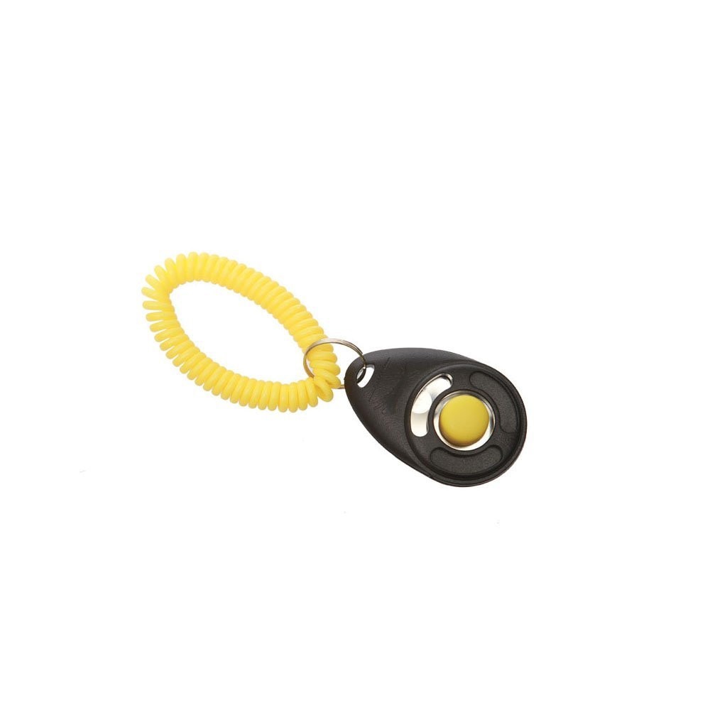 Clicker Deluxe Starmark, Negru, Pentru Caini
