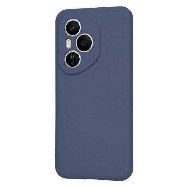 Husa Upzz® SoftFlex Compatibila Cu Honor 400 Pro, Silicon Soft, Protectie La Camera, Alcantara La Interior, Navy Blue