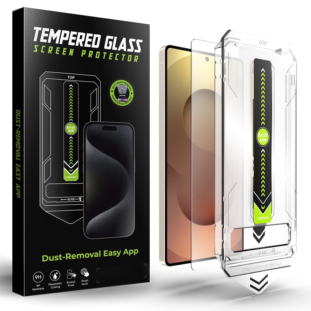 Folie Sticla pentru Samsung Galaxy S25 Ultra Daden TitanGlass, Kit de instalare usoara si rapida cu dispozitiv de potrivire automata, Protectie Profesionala, Ultra Rezistenta, Transparenta