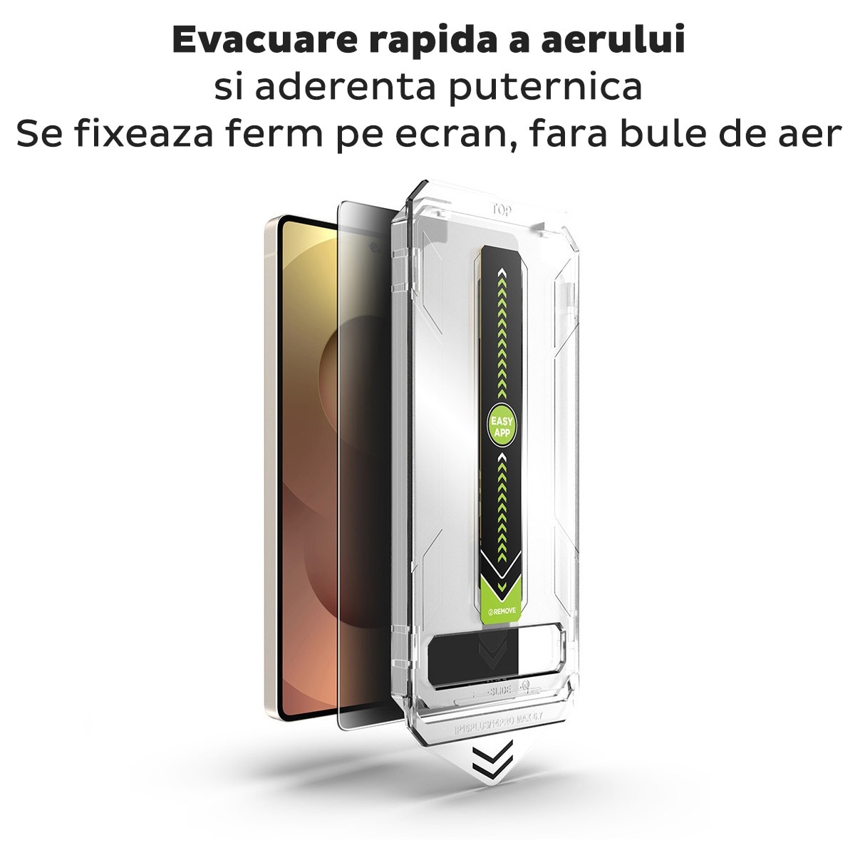 Pachet 2 buc Folie Sticla Privacy pentru Samsung Galaxy S25 Ultra Daden TitanGlass, Kit de instalare usoara si rapida cu dispozitiv de potrivire automata, Protectie Profesionala, Ultra Rezistenta