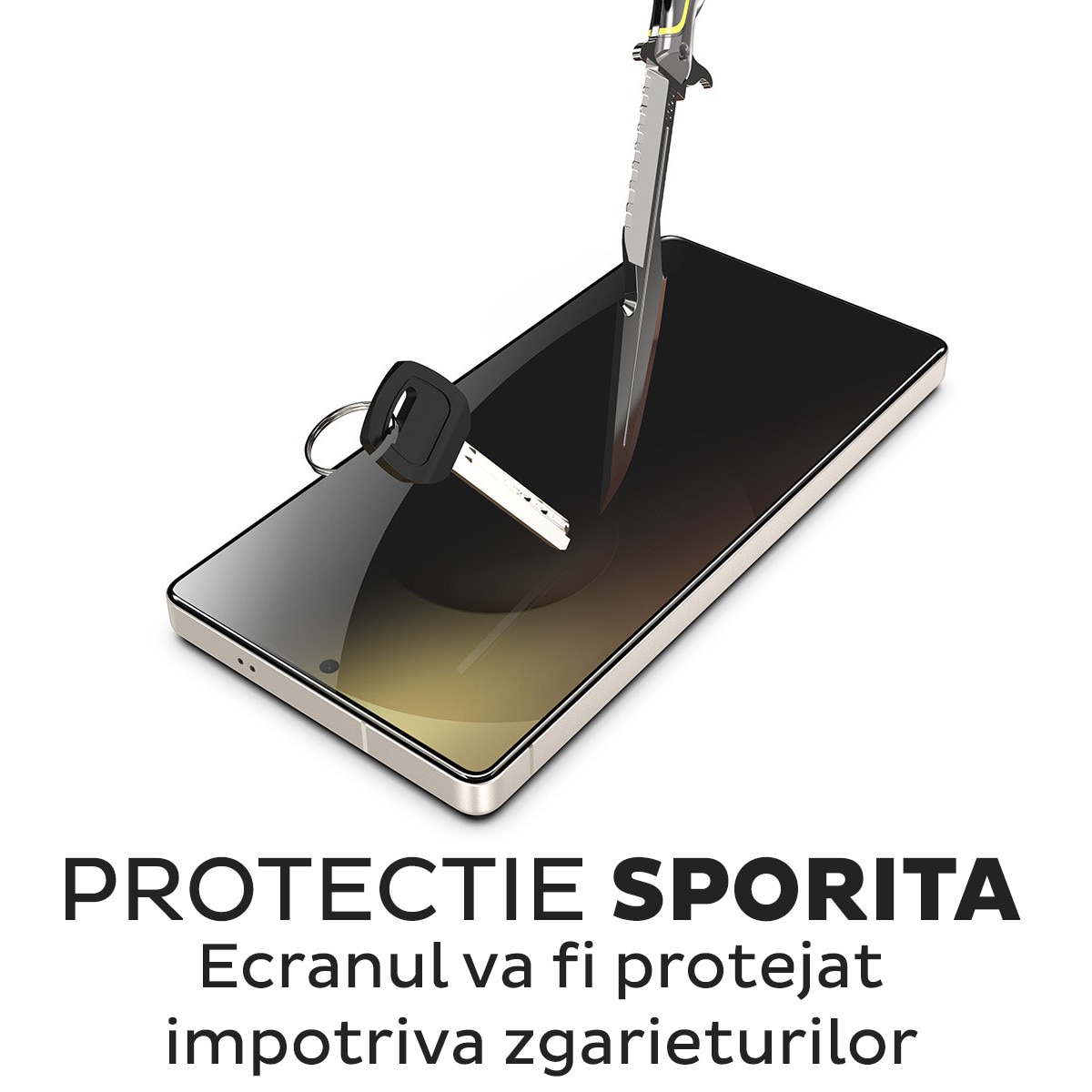 Pachet 2 buc Folie Sticla Privacy pentru Samsung Galaxy S25 Ultra Daden TitanGlass, Kit de instalare usoara si rapida cu dispozitiv de potrivire automata, Protectie Profesionala, Ultra Rezistenta