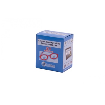 Servetele pentru ochelari Doctor Clean, 50 bucati Servetele pentru ochelari Doctor Clean, 50 bucati