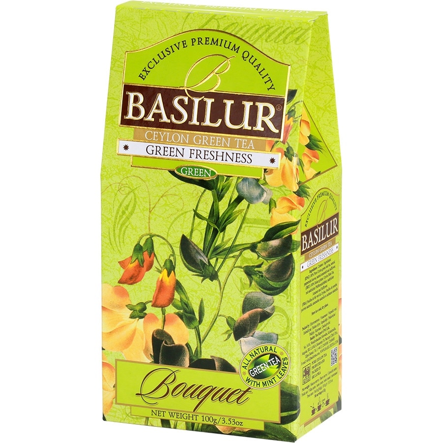 Ceai verde Basilur Green Freshness, 100 gr