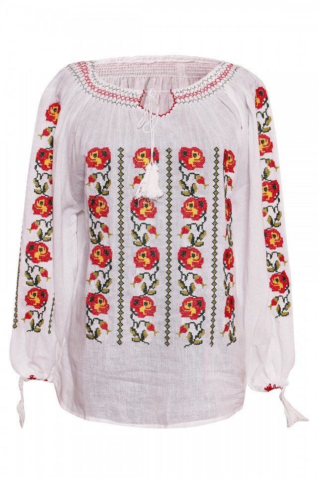 Bluza dama tip ie, Alb, DAL2569