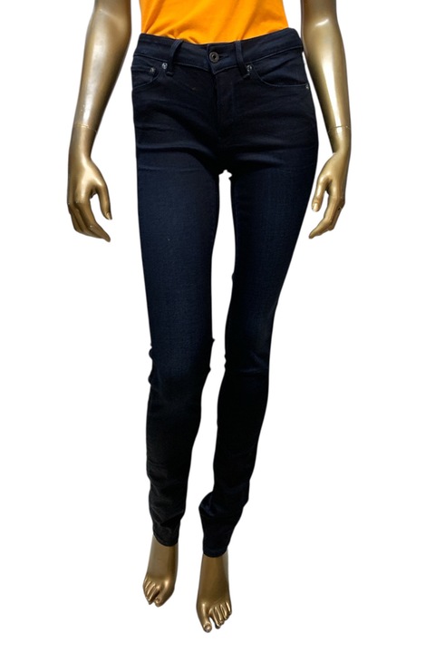 Blugi de damă G-Star RAW 3301 Low Super Skinny, Bleumarin, Albastru inchis, W26-L36